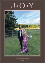 Load image into Gallery viewer, JOY Christmas Card