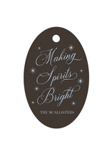 Load image into Gallery viewer, Making Spirits Bright Gift Tag