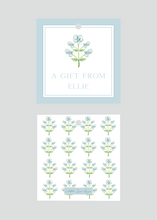 Load image into Gallery viewer, A Gift From - Blue Flower Pattern