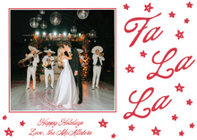 Load image into Gallery viewer, Stars Fa La La Christmas Card