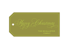 Load image into Gallery viewer, Merry Christmas Standard Gift Tag