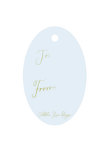 Load image into Gallery viewer, Merry Christmas Oval Gift Tag
