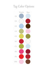 Load image into Gallery viewer, HO HO HO Circle Christmas Gift Tag
