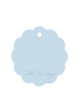Load image into Gallery viewer, Joy to the World Scallop Gift Tag
